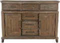 823-BR32 Artisan Prairie Aged Oak Dresser