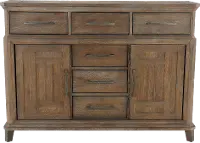 Artisan Prairie Classic Industrial Aged Oak Dresser