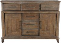 Classic Industrial Aged Oak Dresser - Artisan Prairie