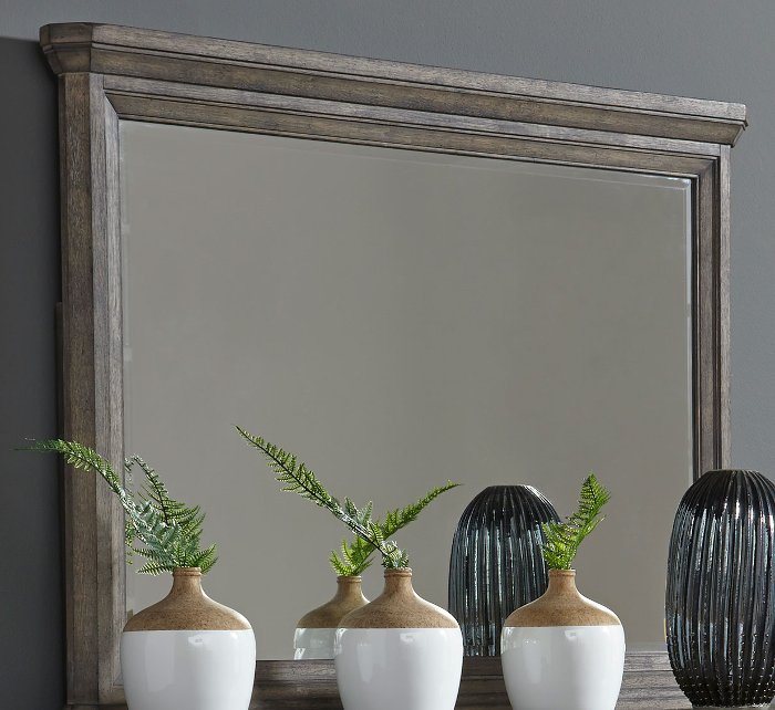 Artisan Prairie Classic Industrial Aged Oak Mirror