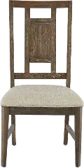 823-C9201S Artisan Prairie Gray Lattice Back Dining Room Chair