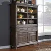 Artisan Prairie Classic Aged Oak China Cabinet