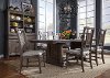 Classic Industrial Aged Oak Trestle Dining Room Table - Artisan Prairie-2