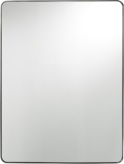 Contemporary Bronze Metal Mirror - Modern