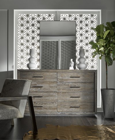 Contemporary Charcoal Dresser - Modern