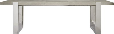 Flint and Steel Modern Dining Room Table - Modern