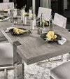 Modern Linen Gray 7 Piece Dining Set - Modern-2