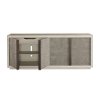 Flint Gray and Quartz Modern Dining Room Buffet - Modern-2
