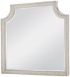 Clearance Traditional Linen Mirror - Brookhaven