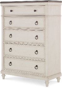 Traditional Two-Tone Chest of Drawers - Brookhaven