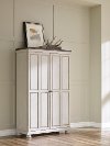 Clearance Traditional Two-Tone Door Chest - Brookhaven