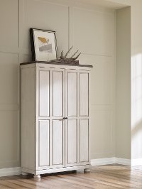 Traditional Two-Tone Door Chest - Brookhaven