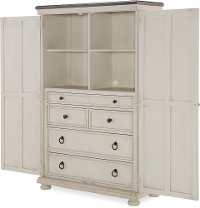 Traditional Two-Tone Door Chest - Brookhaven-2