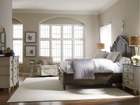 Traditional Dark Elm King Storage Bed - Brookhaven -3