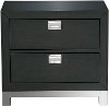 Clearance Modern Charcoal Gray Nightstand - Metro