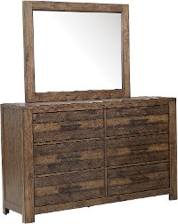 Reclaimed Rustic Modern Brown Dresser - Dakota
