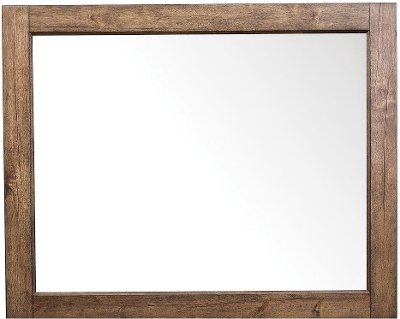 Reclaimed Modern Brown Mirror - Dakota