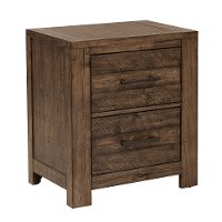 Reclaimed Modern Brown Nightstand - Dakota
