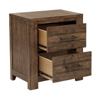 Reclaimed Modern Brown Nightstand - Dakota-4