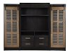 Cobalt Black 4 Piece Modern Entertainment Center - Darcy-2