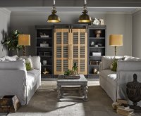 Cobalt Black 4 Piece Modern Entertainment Center - Darcy-3