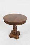 Solid Mango Hand Carved Pedestal Table - Global Archive-3