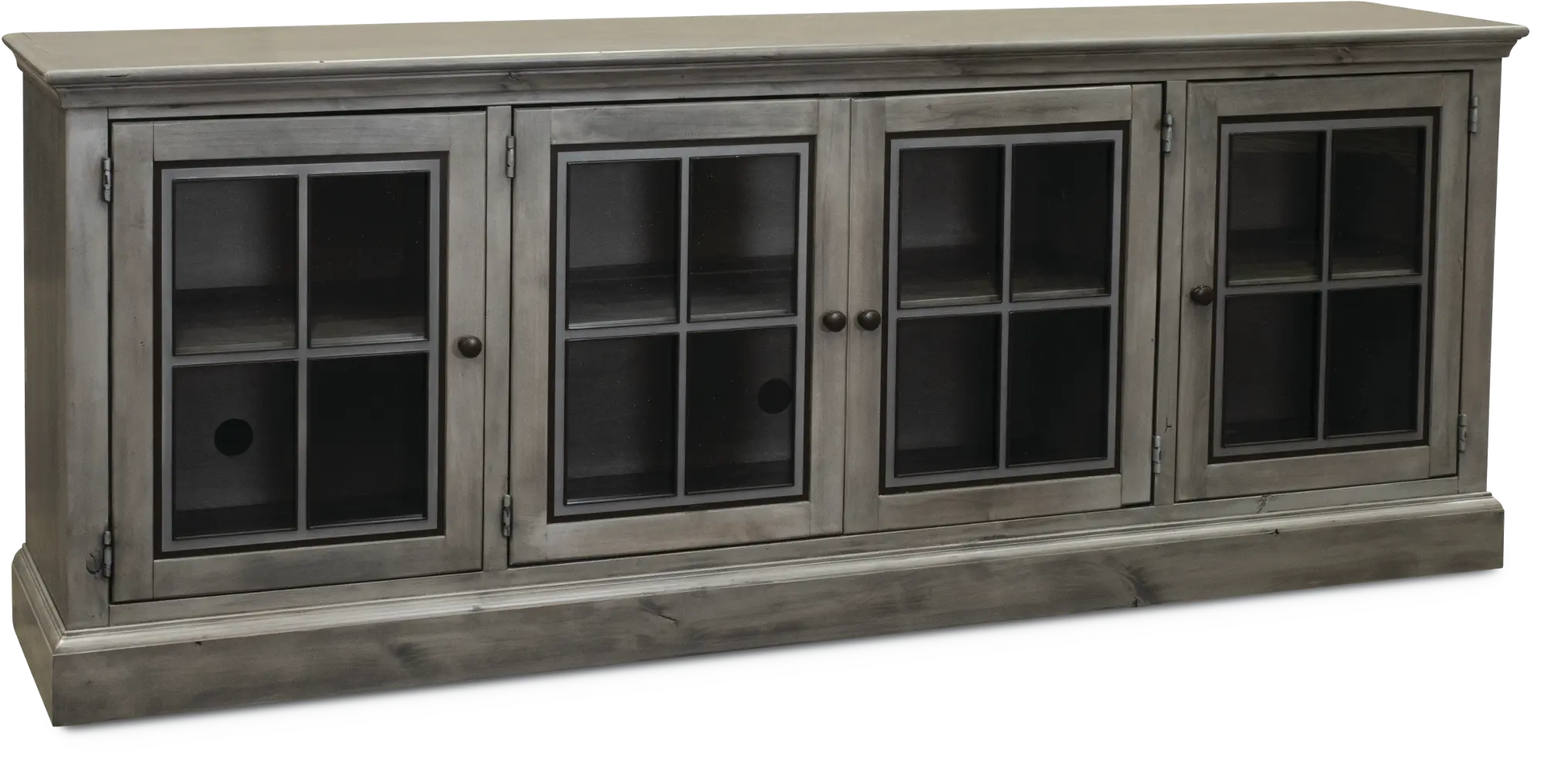 Churchill Rustic Gray 84 TV Stand-2
