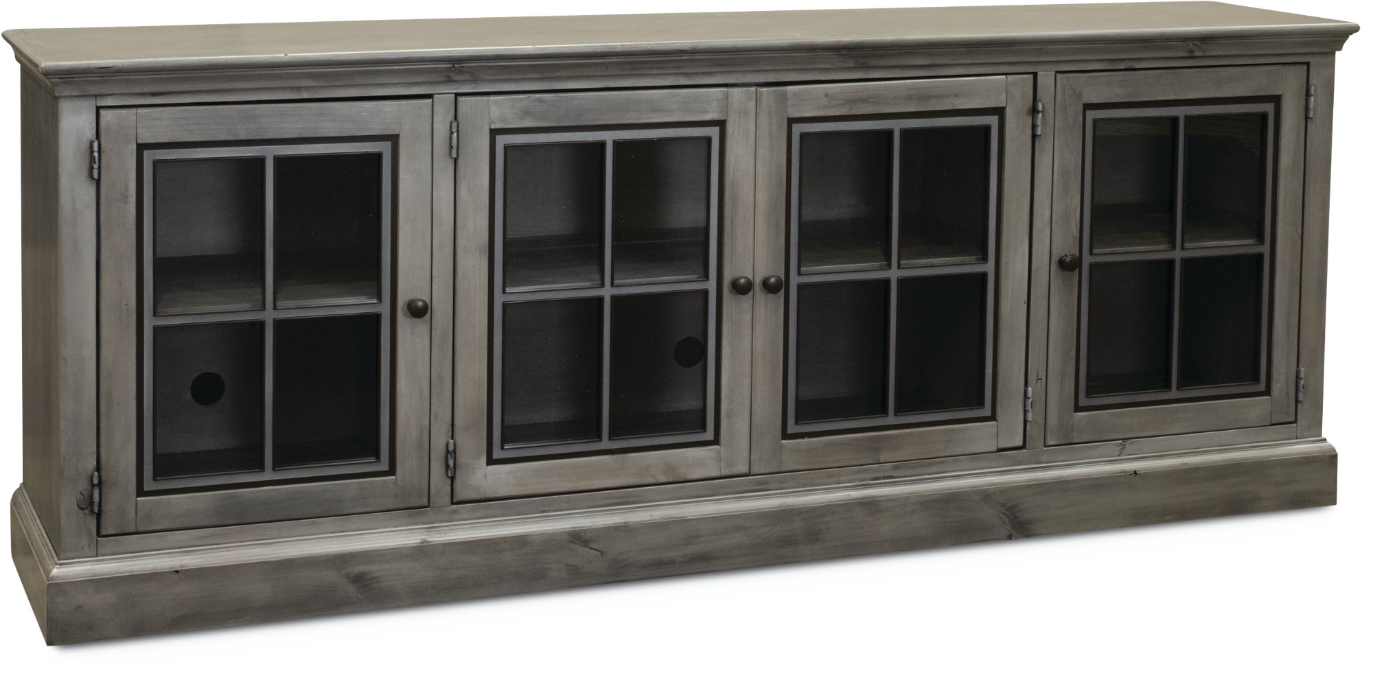 Rustic Gray 84 Inch TV Stand - Churchill-2