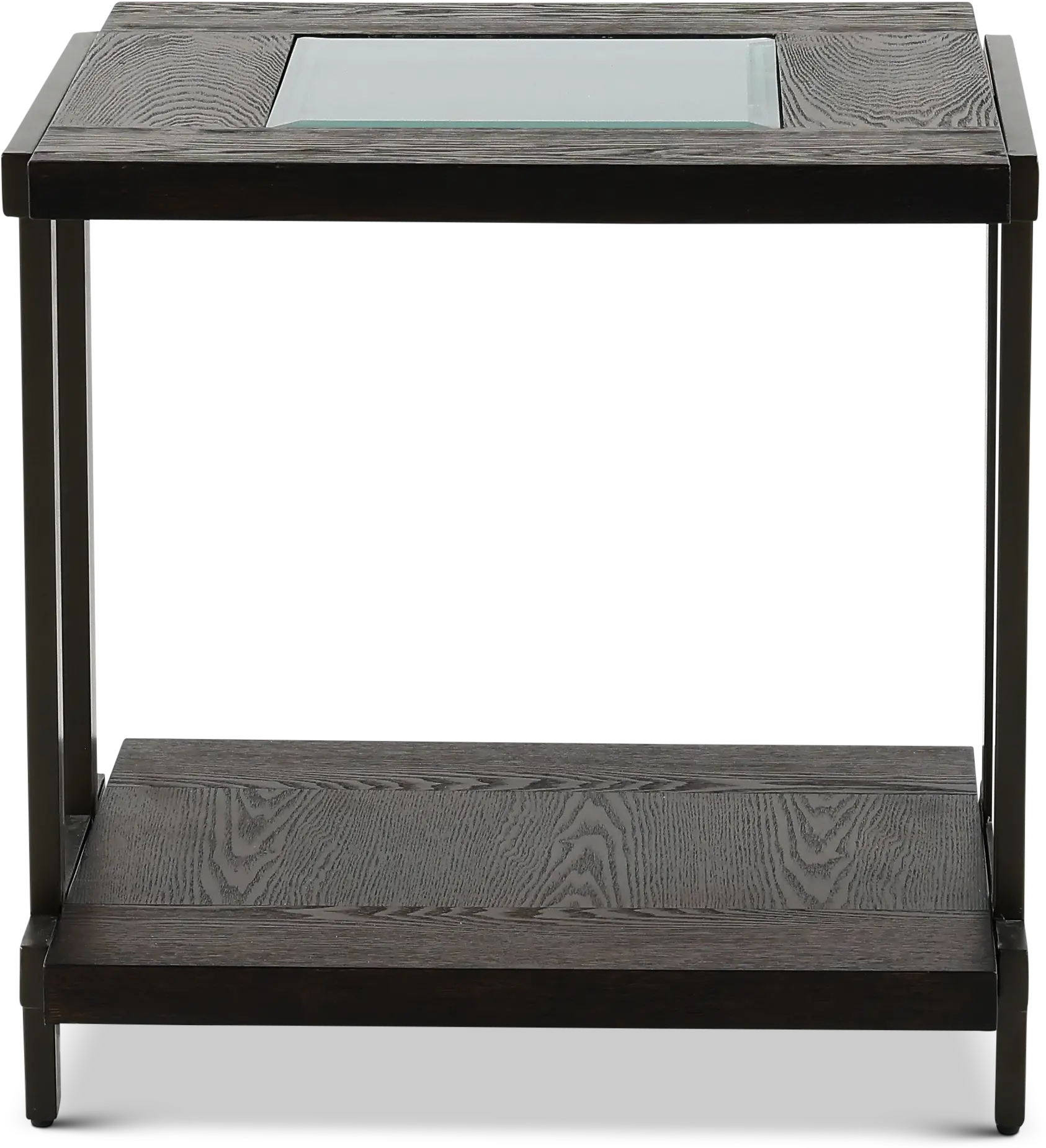 Terrell Contemporary Brown End Table-1