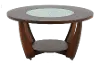 Rafael Merlot Cherry Round Coffee Table