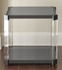 Contemporary Black End Table - Newton