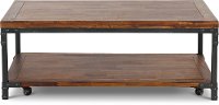 Industrial Honey Brown Coffee Table - Lantana