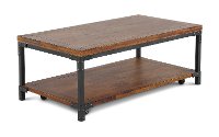 Industrial Honey Brown Coffee Table - Lantana-2