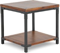 Industrial Honey Brown End Table - Lantana