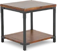 Lantana Industrial Honey Brown End Table