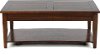 Traditional Dark Brown Lift Top Coffee Table - Crestline