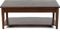 Traditional Dark Brown Lift Top Coffee Table - Crestline