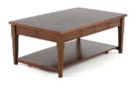 Traditional Dark Brown Lift Top Coffee Table - Crestline-2