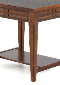 Traditional Dark Brown End Table - Crestline-2