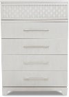 Contemporary White Chest of Drawers - Utopia