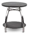 Coham Contemporary Black End Table