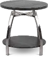 Coham Contemporary Black End Table