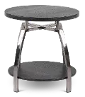 Coham Contemporary Black End Table