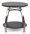 Contemporary Black End Table - Coham
