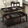 Cherry Brown Lift Top Coffee Table - Clemson