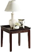 Contemporary Cherry Brown End Table - Clemson