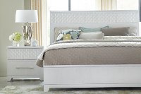 Contemporary White King Size Bed - Utopia-2
