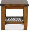 Hailee Rustic Brown End Table