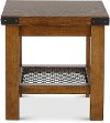Rustic Brown End Table - Hailee