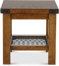 Rustic Brown End Table - Hailee